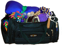 sensory treatment activity bag